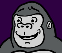 cosplay gorira 2 sticker #11193357