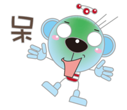 Love Blue Bear sticker #11193823