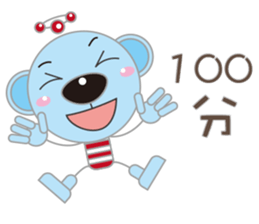 Love Blue Bear sticker #11193825