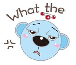 Love Blue Bear sticker #11193832