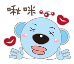 Love Blue Bear sticker #11193838