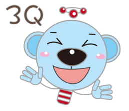 Love Blue Bear sticker #11193839