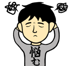 Shirt Man sticker #11194263