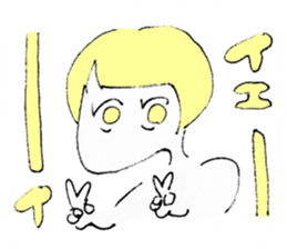 Fu-chan girls sticker #11194887