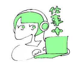 Fu-chan girls sticker #11194898