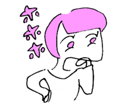 Fu-chan girls sticker #11194906