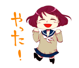 the high school girls sticker #11195005