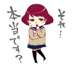 the high school girls sticker #11195006