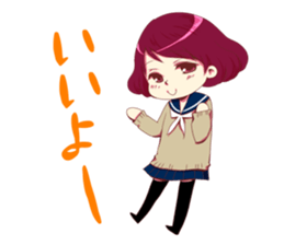 the high school girls sticker #11195011