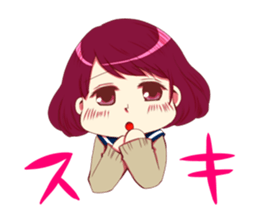 the high school girls sticker #11195014