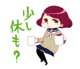 the high school girls sticker #11195025