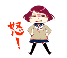 the high school girls sticker #11195032