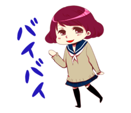 the high school girls sticker #11195038