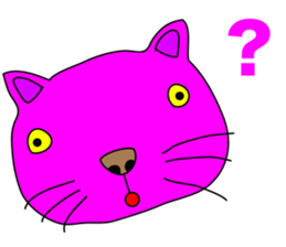 MANY PINK CATS sticker #11195240