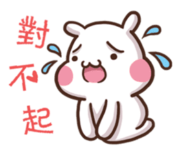 ChiBi Rabbit HappyLife sticker #11195746