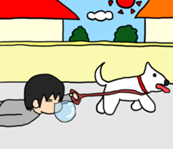 Sleeping Japanese man sticker #11196353