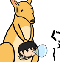 Sleeping Japanese man sticker #11196360