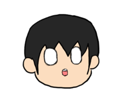 Sleeping Japanese man sticker #11196364