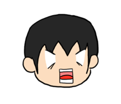 Sleeping Japanese man sticker #11196365