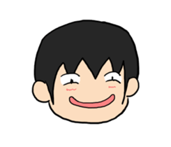 Sleeping Japanese man sticker #11196366