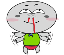 An Interesting UFO Man, ver. 2 sticker #11196710