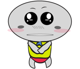 An Interesting UFO Man, ver. 2 sticker #11196711