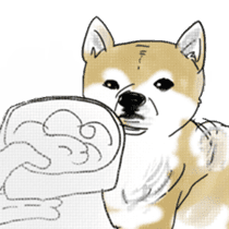 Shiba inu Sakura sticker #11196755