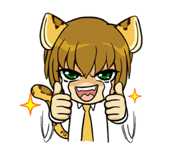 Leopard-Meow daily.(Part 2) sticker #11196937