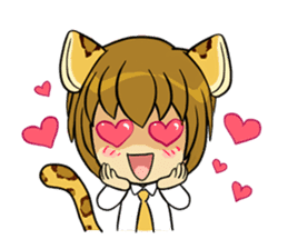 Leopard-Meow daily.(Part 2) sticker #11196939