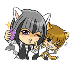 Leopard-Meow daily.(Part 2) sticker #11196943