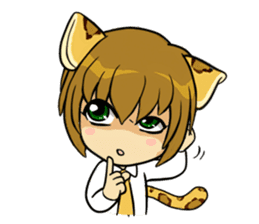 Leopard-Meow daily.(Part 2) sticker #11196944