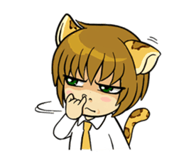 Leopard-Meow daily.(Part 2) sticker #11196946