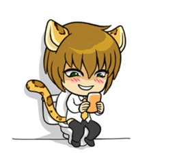 Leopard-Meow daily.(Part 2) sticker #11196947