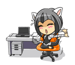 Leopard-Meow daily.(Part 2) sticker #11196949