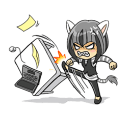 Leopard-Meow daily.(Part 2) sticker #11196954