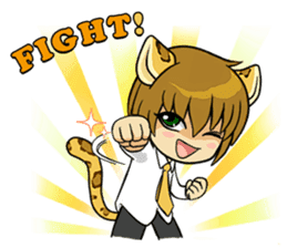 Leopard-Meow daily.(Part 2) sticker #11196957