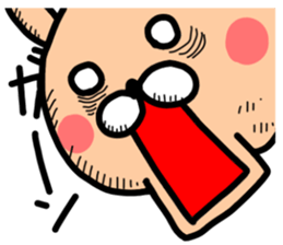 overalls rabbit sticker #11197103