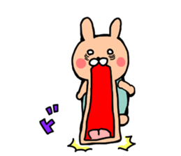 overalls rabbit sticker #11197129