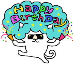 The seventh of a cat and the friends sticker #11197216