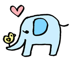 Loose animals in Daily life sticker #11197406