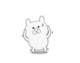 white cutie bear 1 sticker #11197865