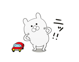 white cutie bear 1 sticker #11197870