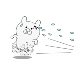 white cutie bear 1 sticker #11197893