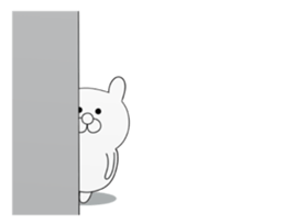 white cutie bear 1 sticker #11197900