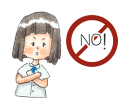 Nene Jung School Girl sticker #11198923