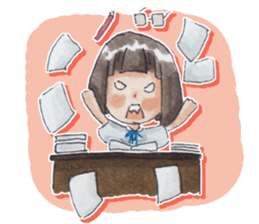 Nene Jung School Girl sticker #11198933