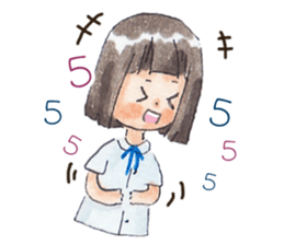 Nene Jung School Girl sticker #11198941