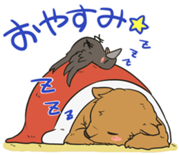 Crow and Bear sticker #11199083