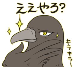 Crow and Bear sticker #11199096