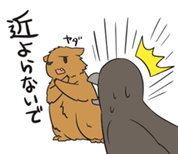 Crow and Bear sticker #11199110